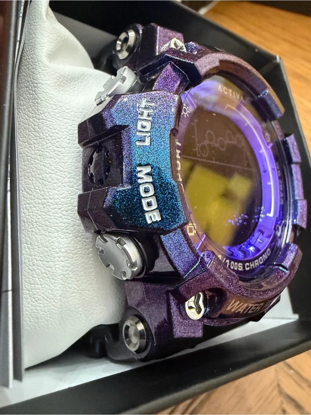 Invicta Activa Purple-Blue Iridescent Digital Sport Watch